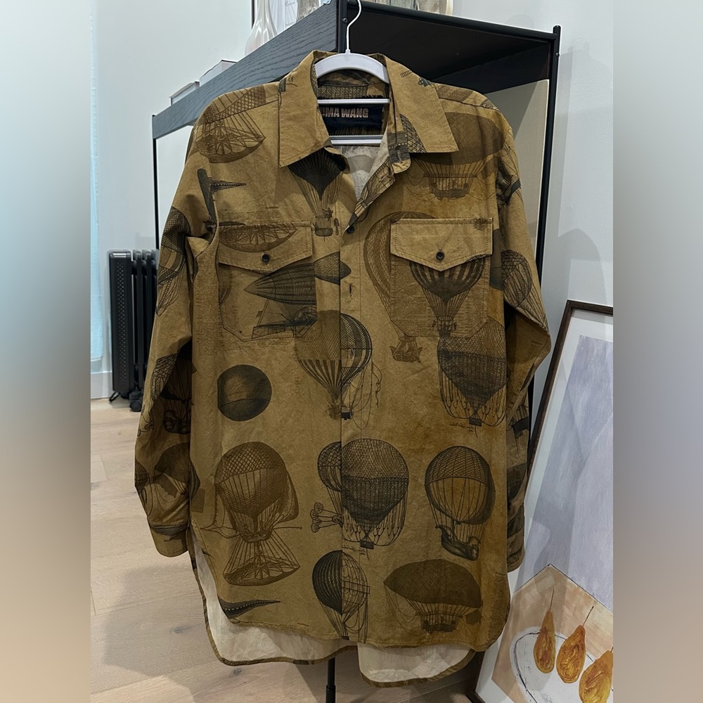 Uma Wang 21FW Men’s Balloon-Print Tavis Top
